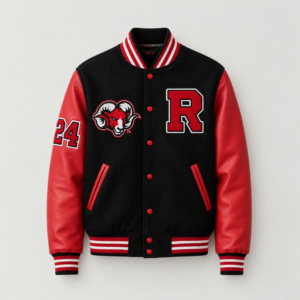 Ramily Embroidered Varsity Letterman Jacket