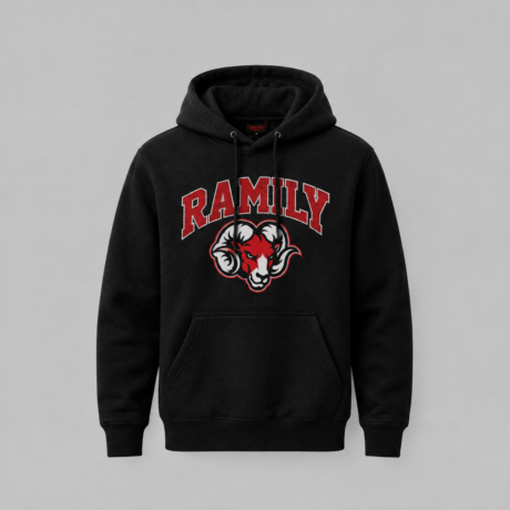Ramily Classic Embroidered Pullover Hoodie