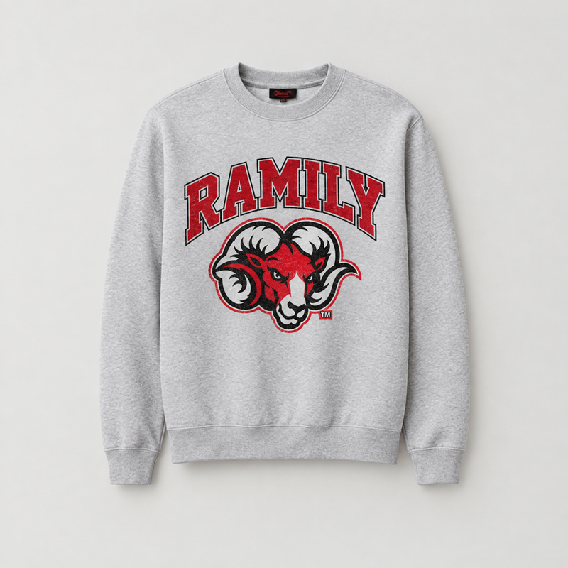 Ramily Heritage Embroidered Crewneck Sweatshirt