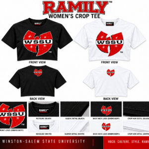 Ramily Women's Embroidered Crop Tee