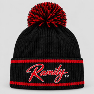 Ramily Embroidered Script Beanie