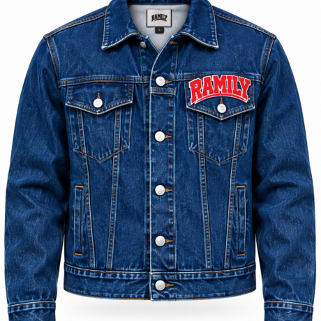 Ramily Men's Embroidered Denim Jacket 1892