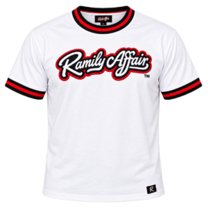 Ramily Affairs Embroidered Ringer Tee