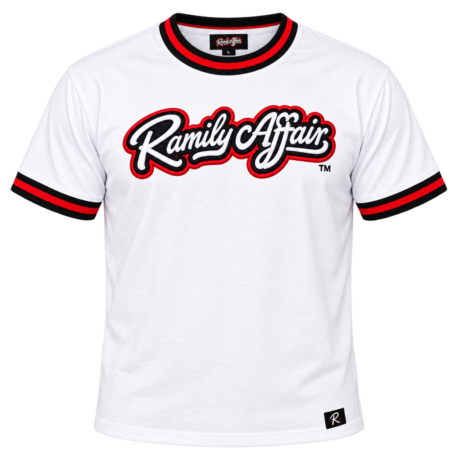 Ramily Affairs Embroidered Ringer Tee
