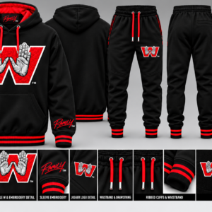 Ramily Chenille Embroidered Sweatsuit