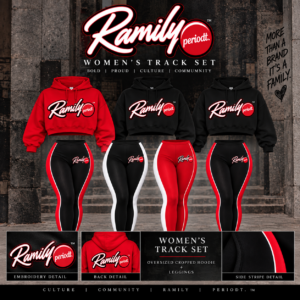 Ramily Women's Embroidered Track Set