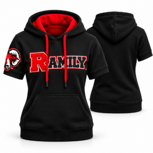 The Ramily YN Shortsleeve Hooded Sweatshirt Women