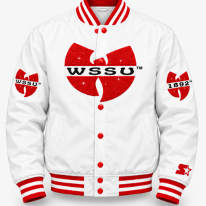 WU-Inspired Embroidered Starter Varsity Jacket for Men