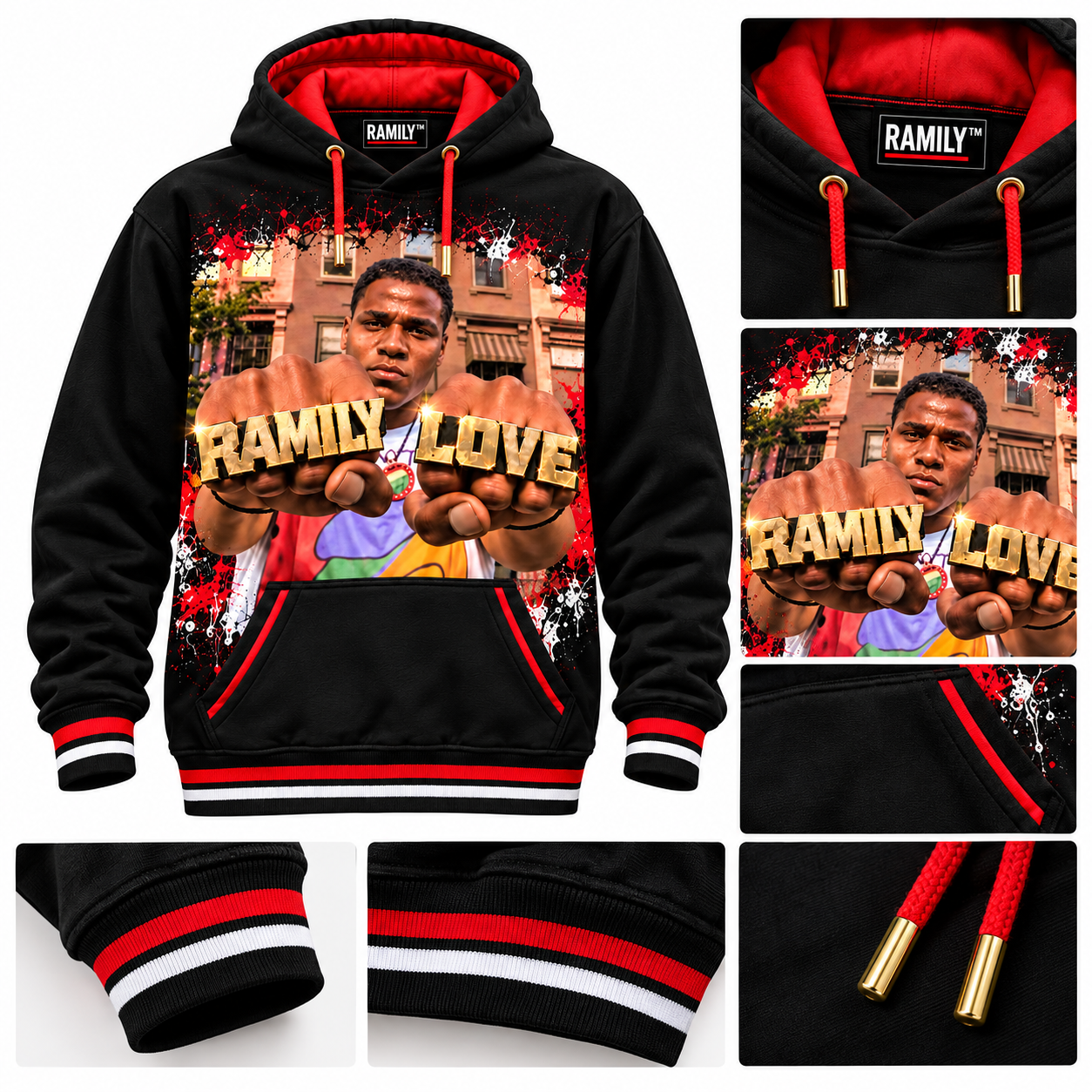 Ramily vs Love Exclusive Printed Hoodie
